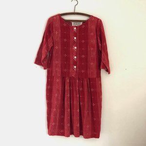 Ace & Jig Arbor Dress in Cardinal